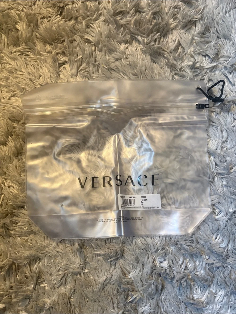 Versace Black & Yellow Baroque Kids Swim Trunks
